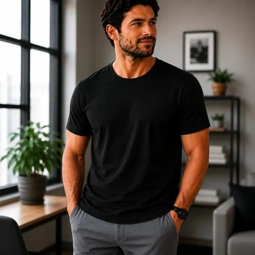 Camiseta Masculina Tech Modal Premium Tecnologia Anti Odor
