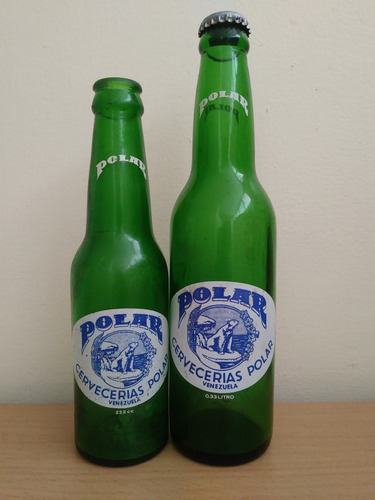 Botellas De Colección Cerveza Polar Años 60s