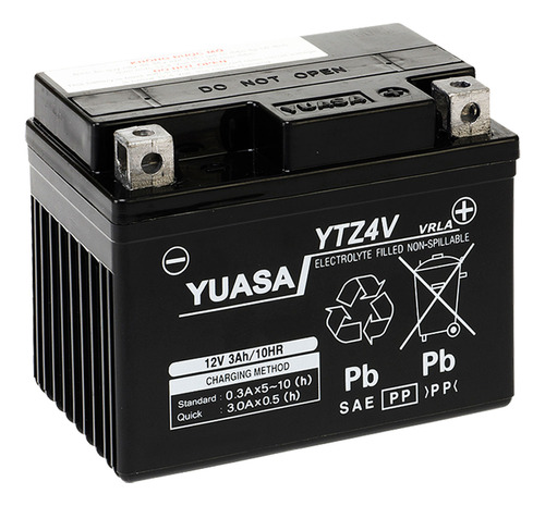 Bateria Yuasa Ytz4v Compatible Con Modelo Ytx4l-bs Yuasa . -