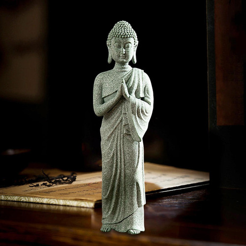 Estatua De Buda De Meditación Patio Hogar Escultura