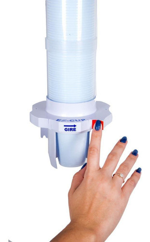 Kit dispensador de agua EZ-Cup con palanca y papelera de reciclaje, vasos negros