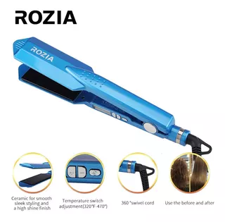 Plancha Laceador Rozia Para Cabello Digital Hasta 470º