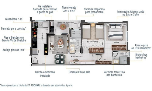 Imagem 2 de 10 de Apartamentos - Ref: V3829
