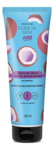 Shampoo Cuide-se Bem Feira Óleo De Coco 230ml