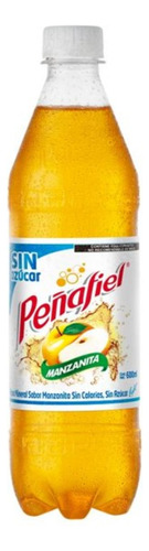 15 Pza Agua Mineral Peñafiel Manzanita 600 Ml