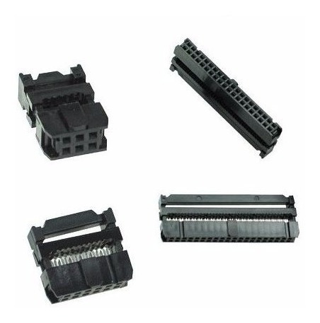 Imagen 2 de 4 de Conector Idc Hembra P/ Cabe Plano