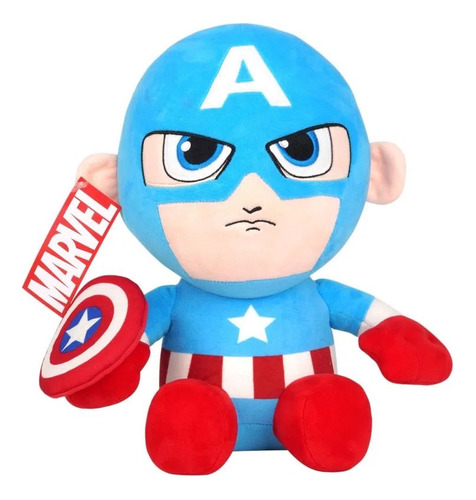 Peluche Baby Capitán América 30 Cms Original