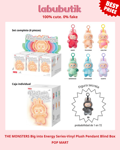 Labubu The Monsters Big Into Energy Series - Vinyl Plush
