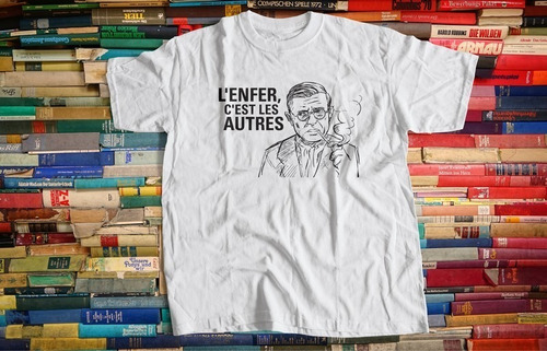 Remera Jean-paul Sartre - El Infierno Son Los Otros