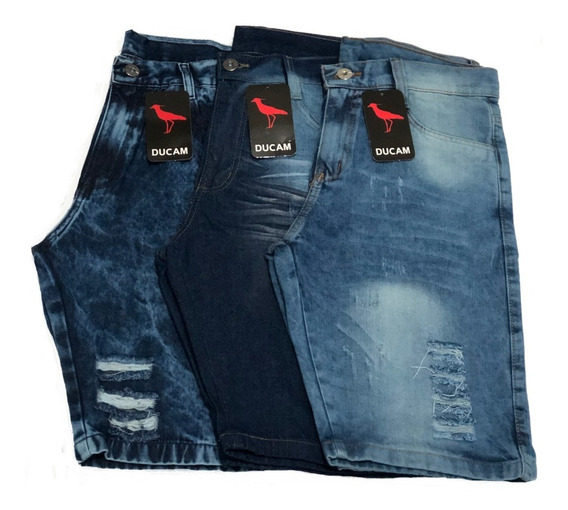 mercado livre bermuda jeans infantil masculina