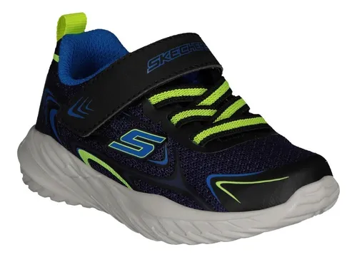 ex Abierto Inspección Tenis Skechers Nitro Sprint Lil Sprinter Niño Malla Azul | Envío gratis