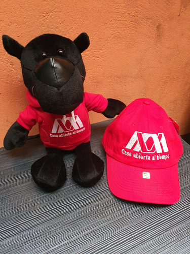 Kit Peluche Uamito 40 Cm + Gorra Uam Sudadera Roja