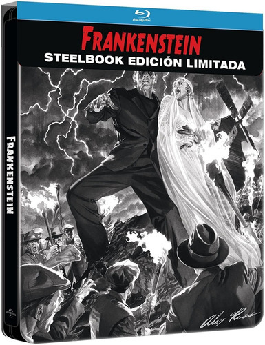 Frankenstein Blu Ray Steelbook Boris Karloff Película Nuevo