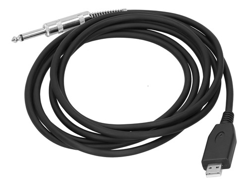 Cable Usb De 6,35 Mm A Adaptador Plug Play Para Guitarra Elé