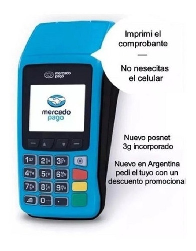 Mercado Pago Point Plus Lector De Tarjetas Codigo Qr Wifi 3g