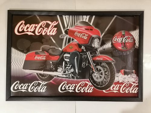 Cuadro Moto Cvo Street Glide Coca Cola