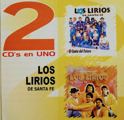 Los Lirios De Santa Fé Cd Nuevo 22 Temas Dos Álbumes En 1 Cd