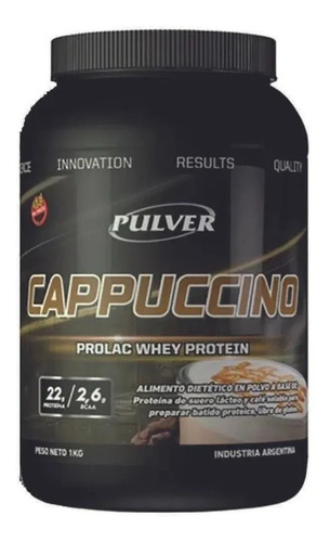 Cappuccino 1 Kg Pulver Prolac Whey Protein Con Cafeína Sin Tacc