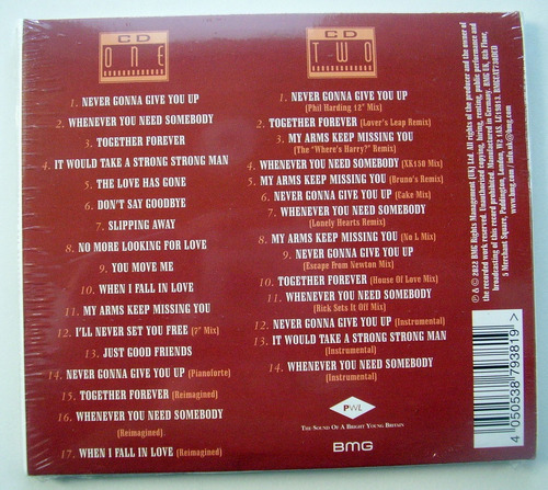 Imagen 2 de 2 de Rick Astley 2 Cd Deluxe Reissue Sellado 2022