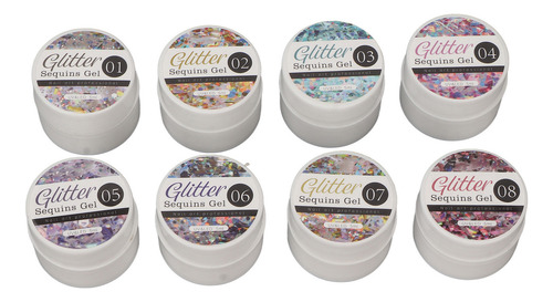 Sistema Del Esmalte De Uñas Del Gel Del Brillo Esmalte De