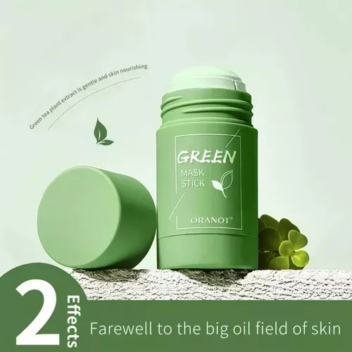 Stick Verde para mascarilla facial que remueve puntos negros y es adecuada para piel normal