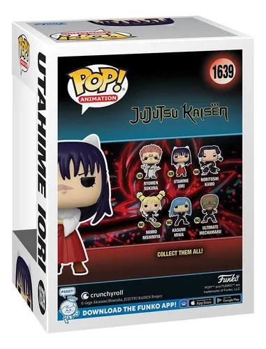 Figura De Acción Funko Pop! Animación Jujutsu Kaisen Utahime