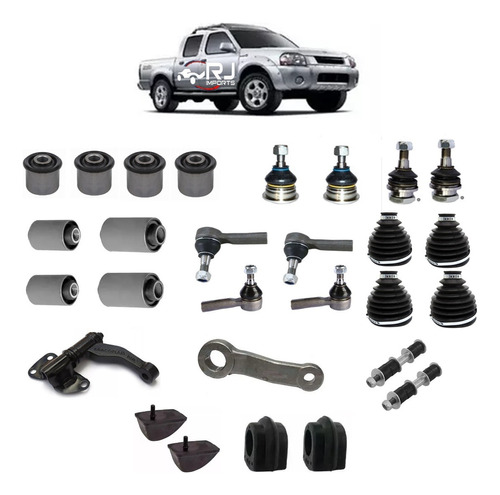 Kit Suspensão Nissan Frontier 2.8 2003 A 2007 4x4 - 28 Peças