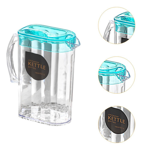 Jarra De Agua Jaula De Té Jarra De Agua De Azul Rectangular