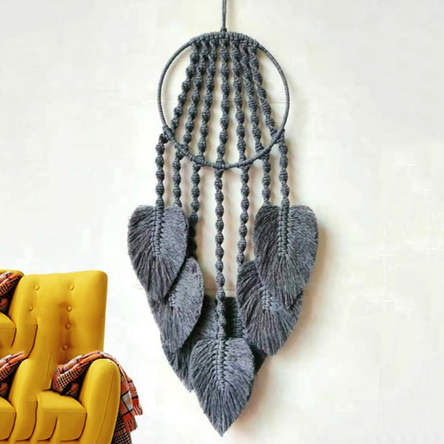 Macramé Colgante De Pared Tapiz Tejido A Mano Colgante