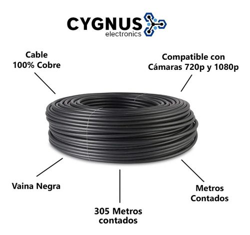 Imagen 2 de 6 de Bobina Cable Red Utp Cat5e Exterior Rollo Caja 305mts Cobre