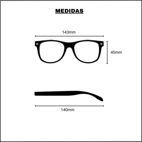 Anteojos De Sol Denver Black Unisex Uv400 Panda Store