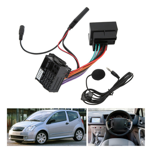 Cable Auxiliar Para Micrófono Rd4, Estéreo De Coche De 40 Pi
