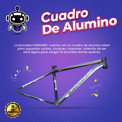Imagen 5 de 9 de Bicicleta Forward Aro 27.5 Bloqueo Suspensión + Hidráulicos