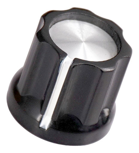 10 Piezas Botones De Botones De Tono Negro Para La Guitarra