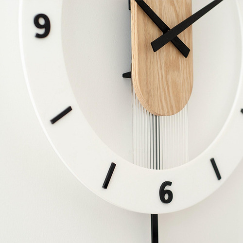 Reloj De Pared De Madera Maciza, Diseño Números Arábigos