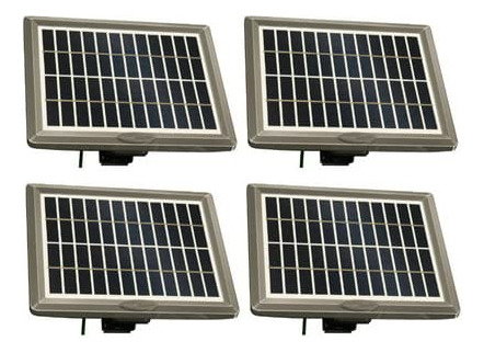 Paquete De Banco De Energía Solar Cuddeback Pw-3600 Con 4 Un