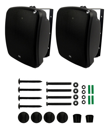 Caixa Som Ambiente K5 Kaz Waterproof Preto