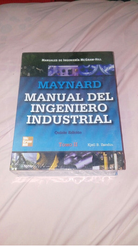 Manual Del Ingeniero Industrial Maynard Tomo I Y Ii Ed.5