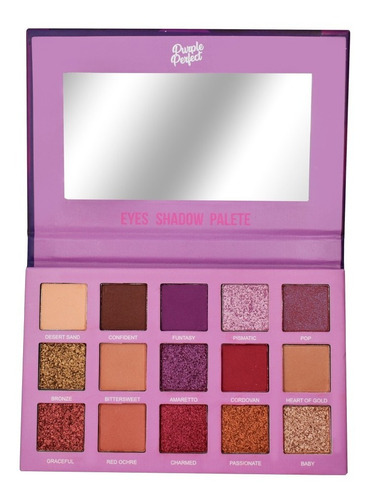 Paleta De 15 Sombras Mistic Purple Perfect