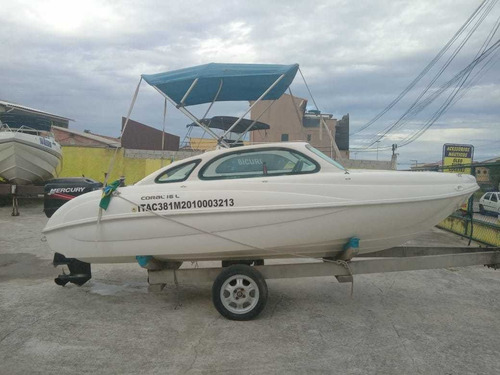 Lancha Coral 16 Luxo Mercury 60 Hp 2 Tempos