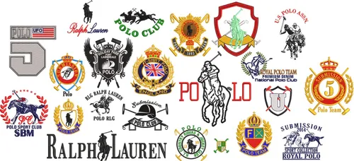 Pack Matrices De Bordados Logos Polo Ralph Lauren