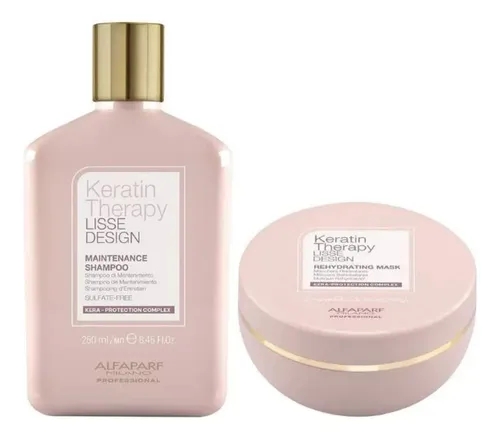 comprar Alfaparf Keratin Therapy Lisse Design Shampoo + Mascarilla