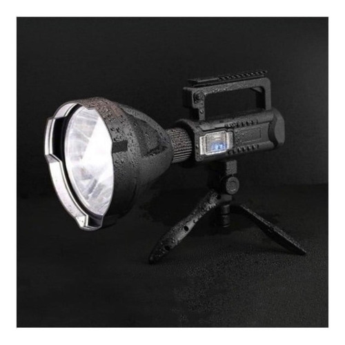 Foco Linterna Led Largo Alcance 600 Metros + Usb + Trípode