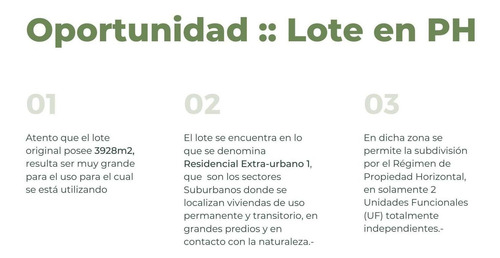 Imagen 2 de 6 de Venta De Terreno En Tandil | Lote En Ph