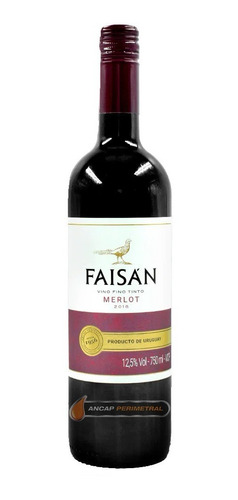 Vino Fino Faisán Reserva Privada Tinto Merlot 750 Ml