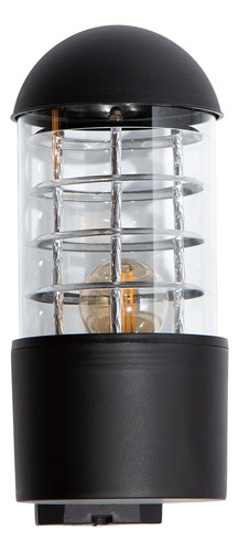 Aplique De Pared Exterior, Ip44, Acabado Negro, 10w, 1 Luz