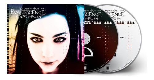 Evanescence - Fallen: 20th Anniversary Edition- cd versión remasterizado 2023 en digipack producido por UMC - incluye pistas adicionales