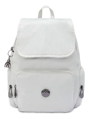 Mochila Kipling City Zip S Prata I44308el