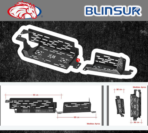 Protector Catalizador Hilux D/cabina 2016-2024 Antirrobo