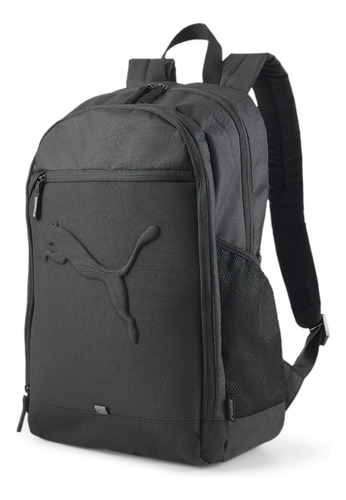 Mochila Backpack Puma Zumbido Logo Estampado Unisex Color Negro Diseño De La Tela Liso